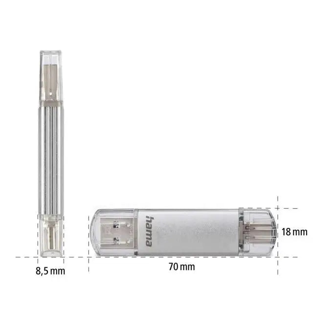 HAMA Флаш памет ’C-Laeta’ Тип USB-C 128 GB