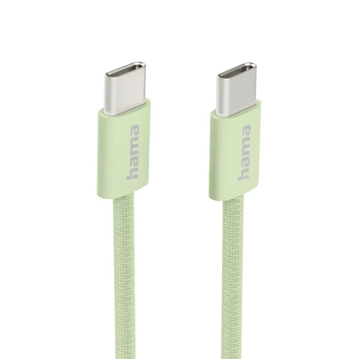 HAMA Кабел за зареждане ’Fabric’ USB-C - USB-C 1 m Nylon