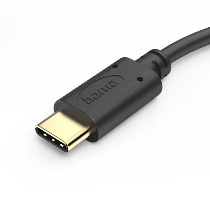 HAMA Кабел за зареждане USB C USB C 0,5 м черен
