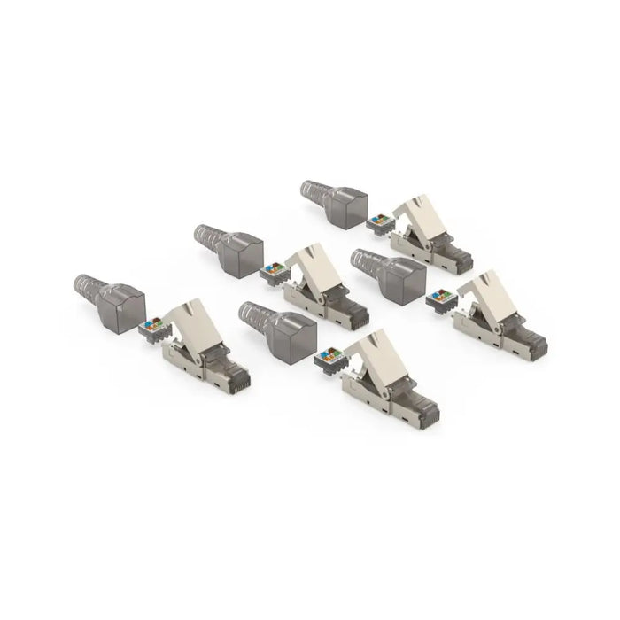HAMA Комплект мрежови конектори CAT 6a 10 Gbit/s екраниран