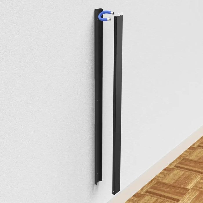 HAMA Магнитен кабелен канал 90 см за стенен монтаж черен