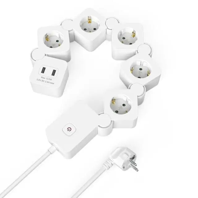 HAMA Разклонител 5 гнезда USB-A 12 W