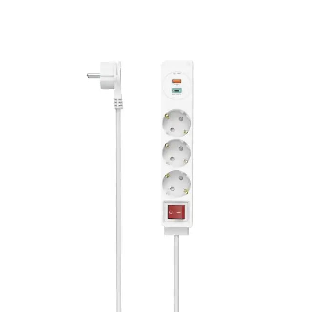 HAMA Разклонител USB-C/USB-A 3.4A 3 гнезда