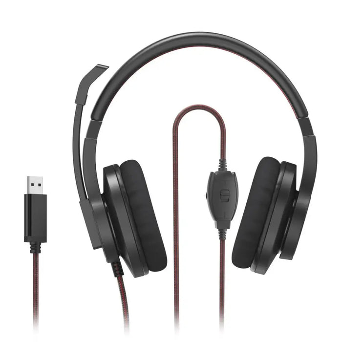 HAMA Слушалки с микрофон HS-USB400 V2 черно