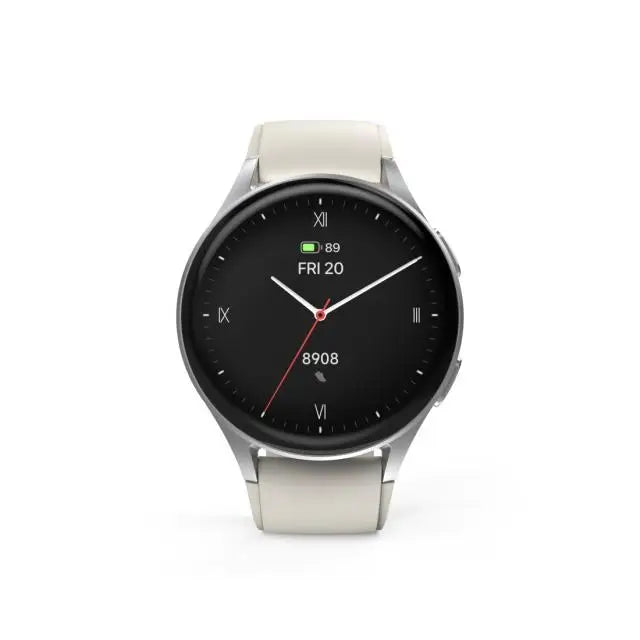HAMA Смартчасовник ’8900’ GPS AMOLED 1.32’ Alexa,SP02,бежов