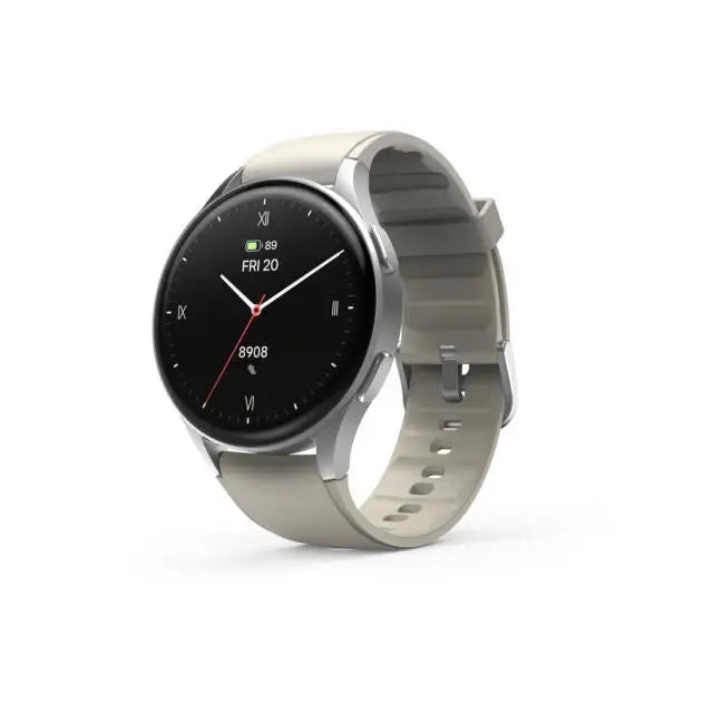HAMA Смартчасовник ’8900’ GPS AMOLED 1.32’ Alexa,SP02,бежов