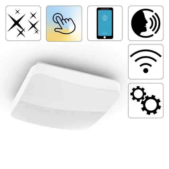 Hama WiFi Таванно осветление аплик квадрат 27 cm