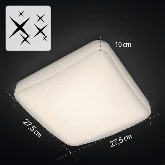 Hama WiFi Таванно осветление аплик квадрат 27 cm