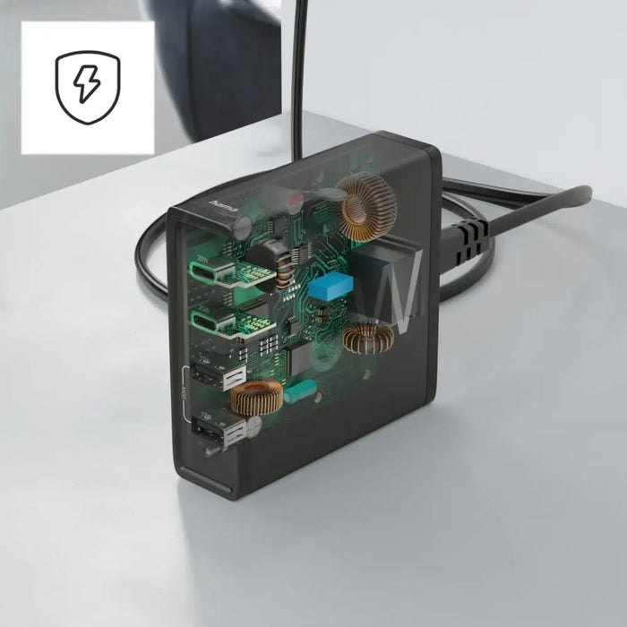HAMA Зарядна станция 4 порта 60W 2 x USB-C 2 x USB-A PD