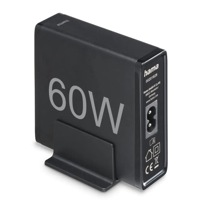 HAMA Зарядна станция 4 порта 60W 2 x USB-C 2 x USB-A PD
