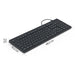 HAMA Жична клавиатура CK-100 кирилизирана USB-C USB-A