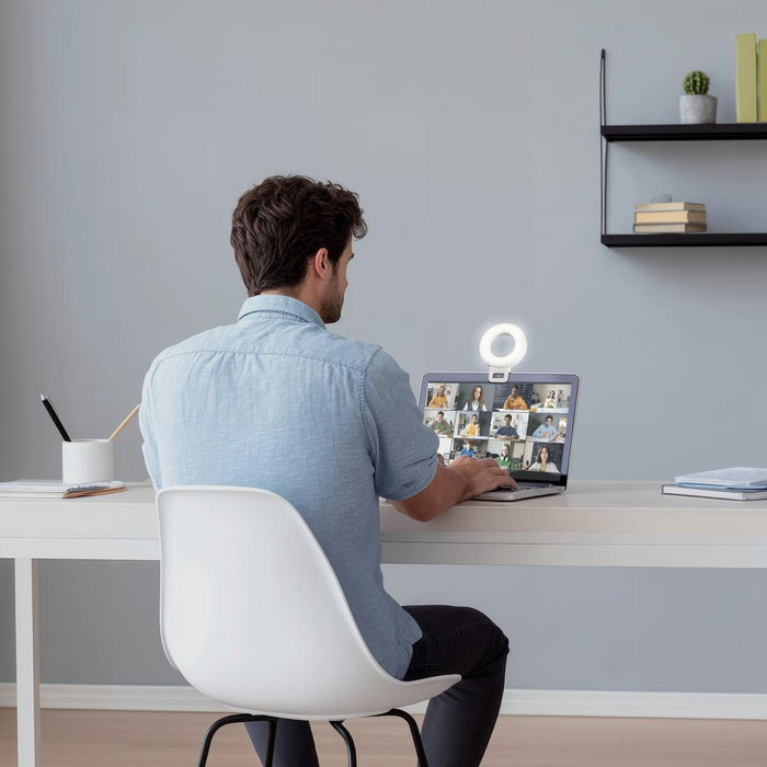 Hama LED Ринг Лампа "ToGo", 3 режима, презареждаема, USB-C