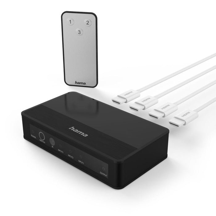 Превключвател / суич HAMA 4K-HDMI&trade; 3x1, 121770