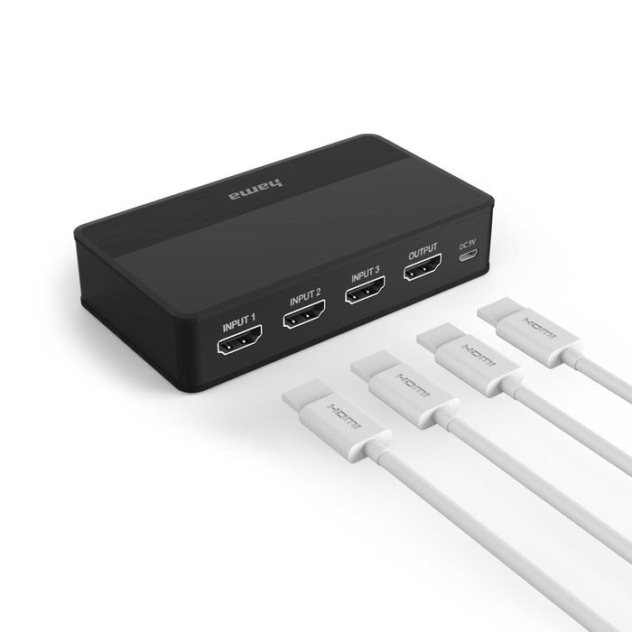 Превключвател / суич HAMA 4K-HDMI&trade; 3x1, 121770