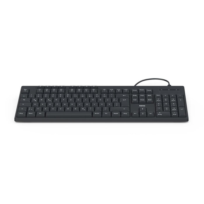 HAMA Жична клавиатура CK-200, кирилизирана, USB-A, USB-C, мулт.бутони