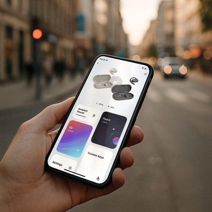 Hama Блутут слушалки Open-ear, &bdquo;Spirit Open&ldquo;, True Wireless, приложение