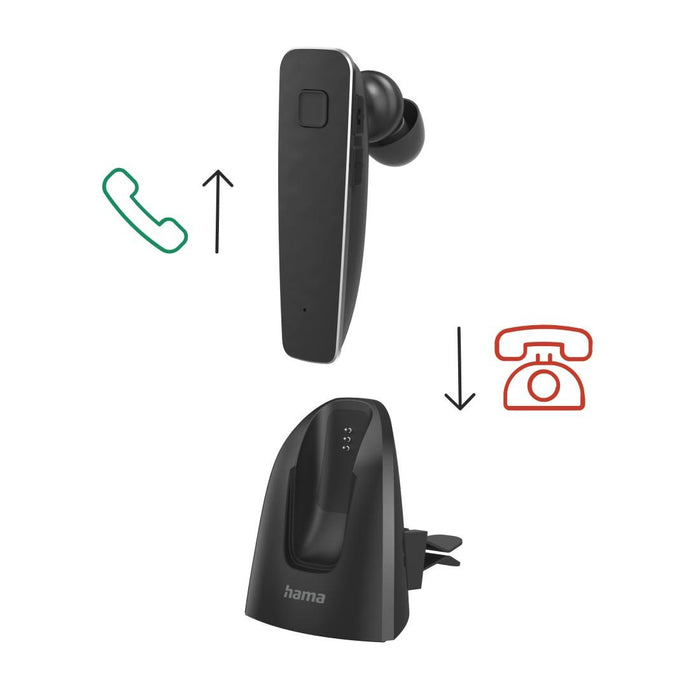 HAMA Блутут слушалка &ldquo;MyVoice2100&rdquo;, Multipoint, черен