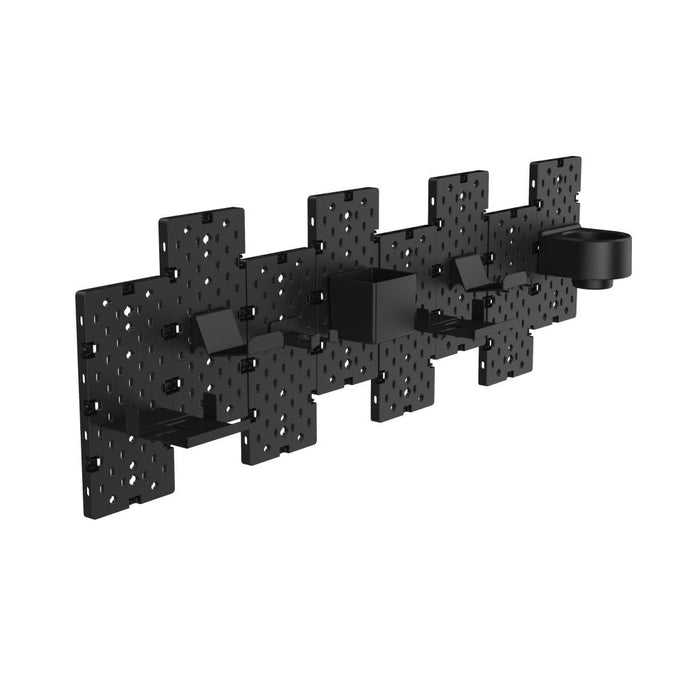 uRage модулен комплект Peg Board, монтаж на стена/маса, черен