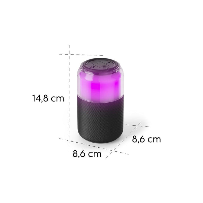 HAMA Блутут колонка "Can Speaker" 5 W, 4 LED режима на осветление
