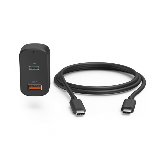 Зарядно за лаптоп за кола HAMA, USB-C, (PD), 5-20 V/ 65 W, 200018
