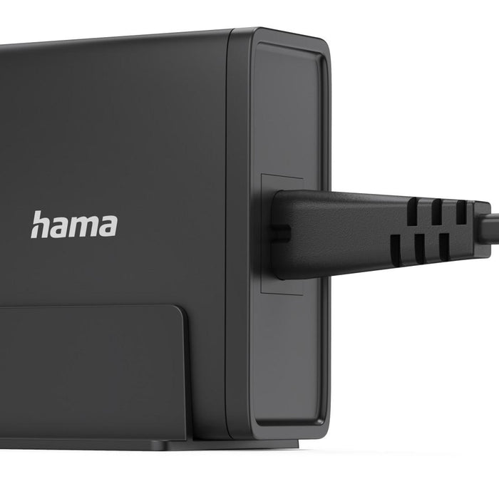 HAMA Зарядна станция 140W, USB-C, 3 порта, GaN, Power Delivery (PD)