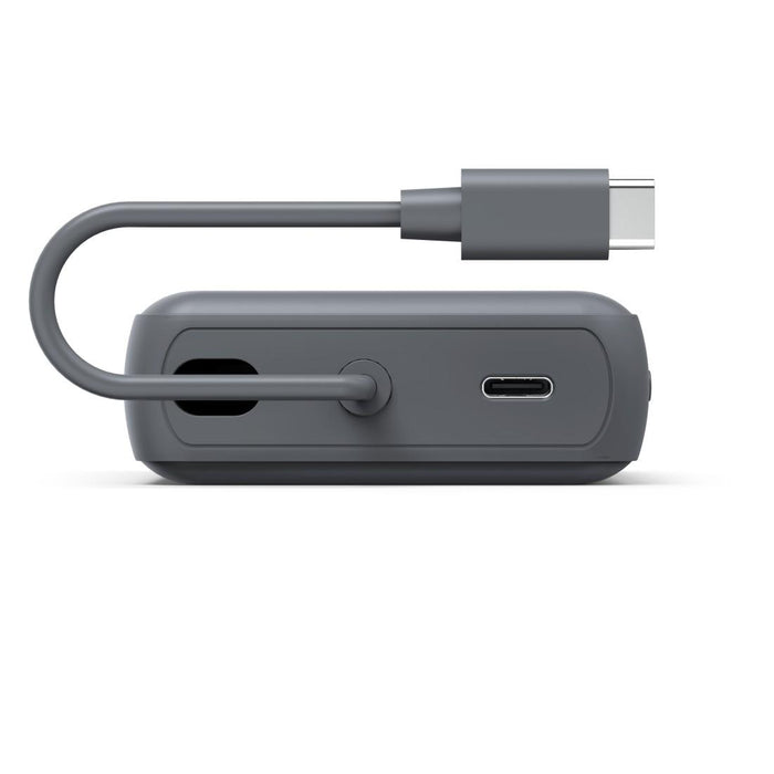 HAMA Външна батерия &bdquo;Travel&ldquo; с кабел, 10000mAh, 2 изхода: 2x USB-C, антрацит