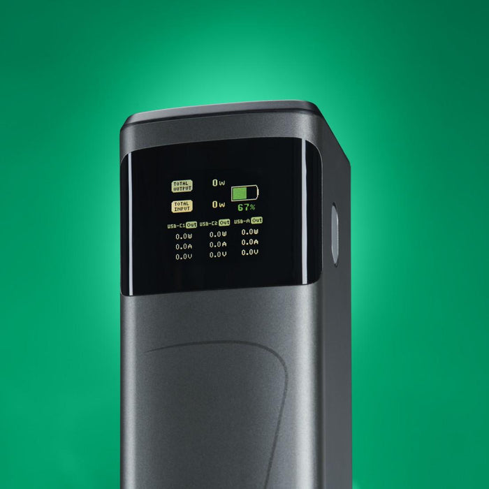 HAMA Външна батерия &bdquo;High Power&ldquo;, 200 W, 24000 mAh, 2x USB-C, USB-A, бързо зареждане