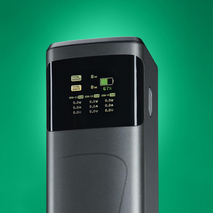 HAMA Външна батерия &bdquo;High Power&ldquo;, 200 W, 24000 mAh, 2x USB-C, USB-A, бързо зареждане