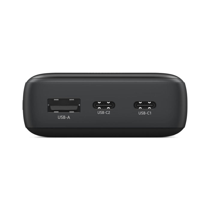 HAMA Външна батерия "PD10-W20", 10000 mAh, 3 изхода: 2 x USB-C, USB-A, Бързо зареждане