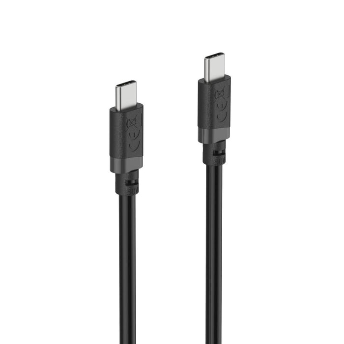 HAMA Кабел USB-C мъжко&ndash; USB-C мъжко, 60 W, 1 m, черен