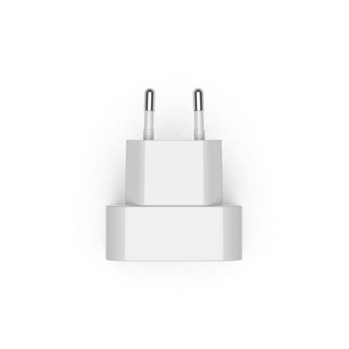 HAMA Бързо мини зарядно GaN, 2 x USB-C, PD, 40 W, сгъващ се адаптер, бял
