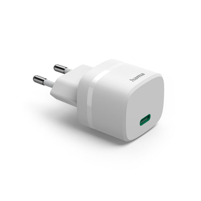 HAMA Зарядно устройство, 30 W, GaN, USB-C, PD/Qualcomm&reg;, Zero Standby, бяло