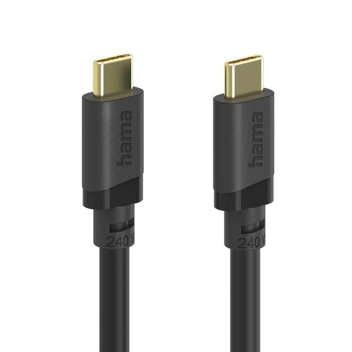 HAMA Кабел USB-C E-Marker чип USB 3.2 Gen1, 5 Gbit/s, 240 W, 0.75 м