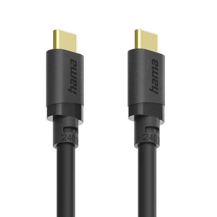 HAMA Кабел USB-C E-Marker чип USB 3.2 Gen1, 5 Gbit/s, 240 W, 0.75 м