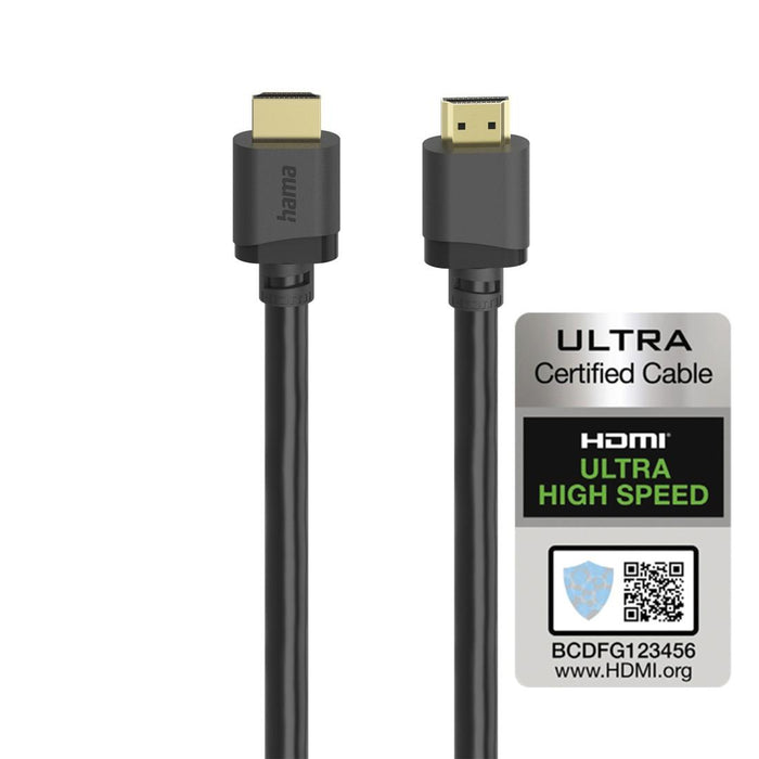 Кабел HDMI - HDMI Ultra HD, 8K, 48 Gbit/s, Ethernet, позл.конектори, 3 м