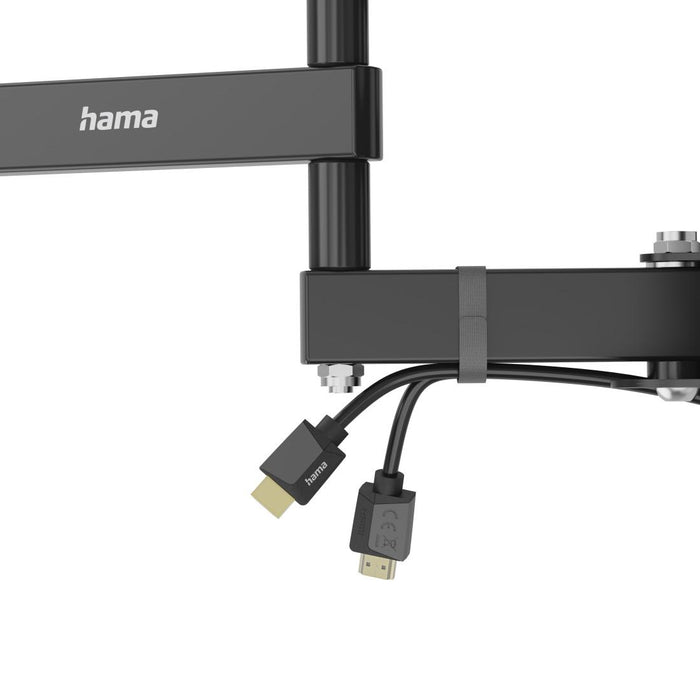Стенна стойка за TV HAMA, 216 см (85&rdquo;), до 50 кг, въртяща се, накланяща се, издърпваща се