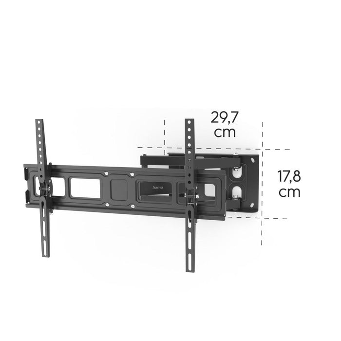 Стенна стойка за TV HAMA, 216 см (85&rdquo;), до 50 кг, въртяща се, накланяща се, издърпваща се