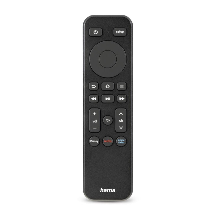 HAMA Дистанционно управление за TV + Netflix, Prime Video, бутони Disney+, програмируемо