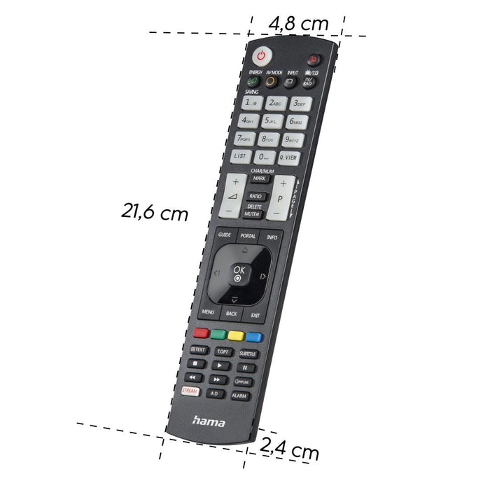 HAMA Универсално дистанционно за LG TV, Светещи бутони, обучаемо