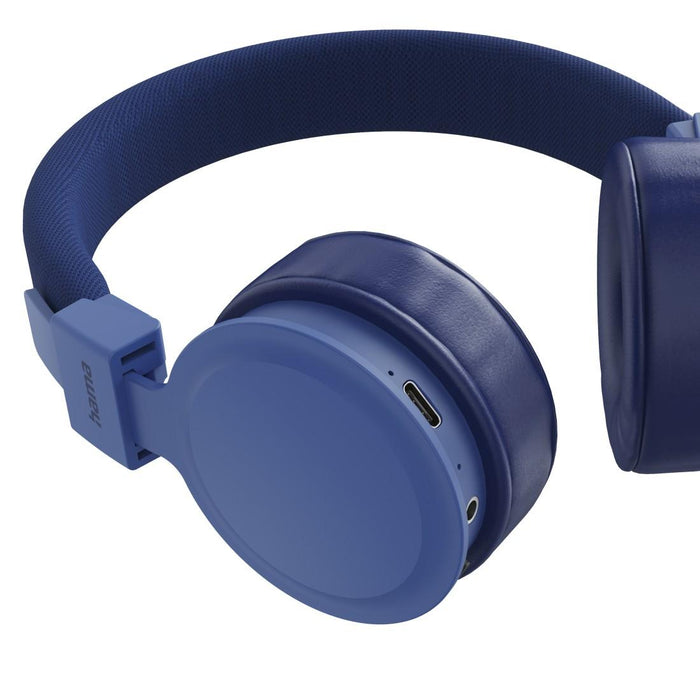 HAMA Слушалки с микрофон "Freedom Lit III"  Bluetooth, On-Ear, син