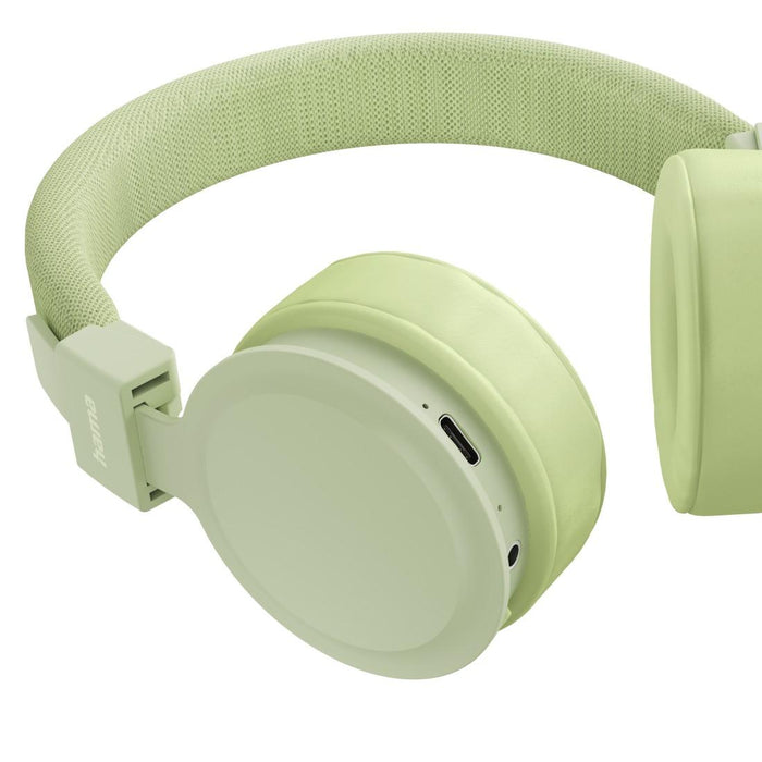 HAMA Слушалки с микрофон "Freedom Lit III"  Bluetooth, On-Ear, зелен