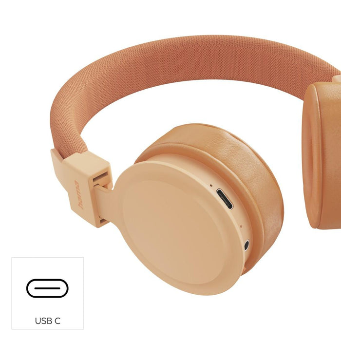HAMA Слушалки с микрофон "Freedom Lit III"  Bluetooth, On-Ear, оранжев