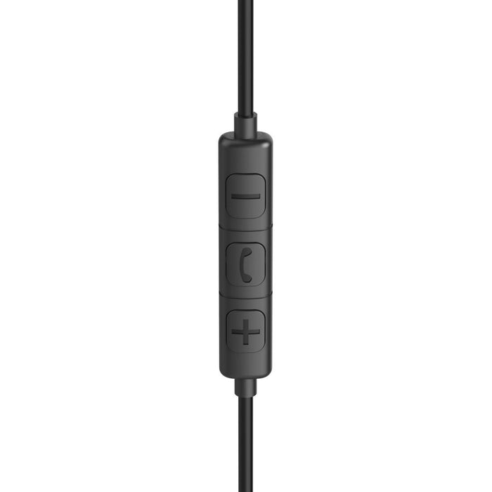 HAMA Слушалки с микрофон "Fun C", USB-C, водач за кабел от едната страна, черни