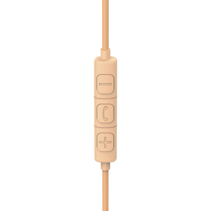 HAMA Слушалки с микрофон "Fun C", USB-C, водач за кабел от едната страна, Оранжев