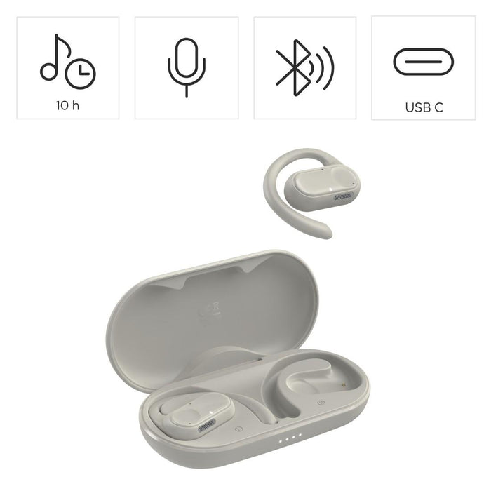 Hama Блутут слушалки Open-ear, &bdquo;Spirit Open&ldquo;, True Wireless, приложение