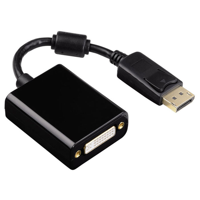 Кабел адаптер от сигнал DisplayPo HAMA към приемник с DVI D.Port to DVI M/F 53767/200336 работи само в тази посока