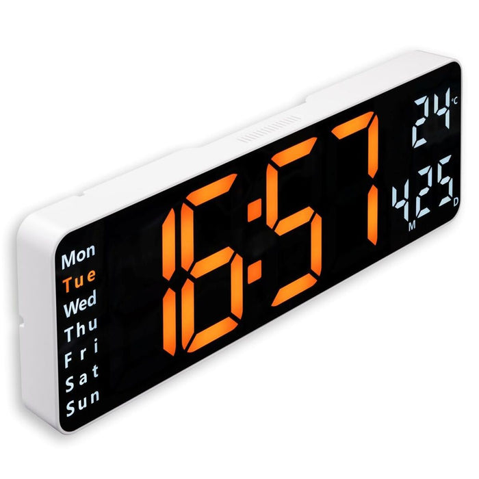 Стенен Часовник с Термометър Hama 00222224 Бял Черен Пластмаса