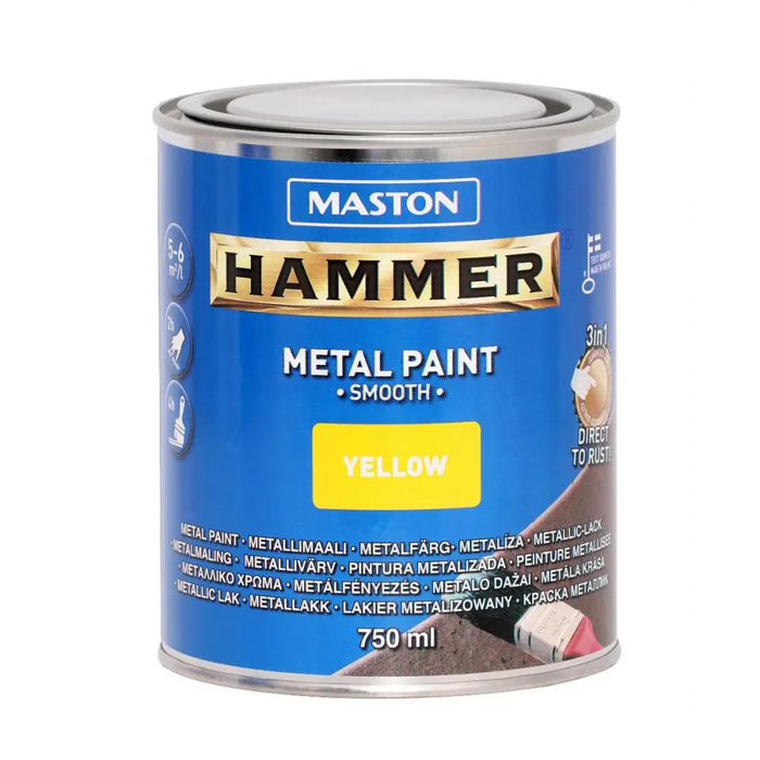HAMMER БОЯ 3В1 ГЛАДКА ЖЪЛТ 0,75Л