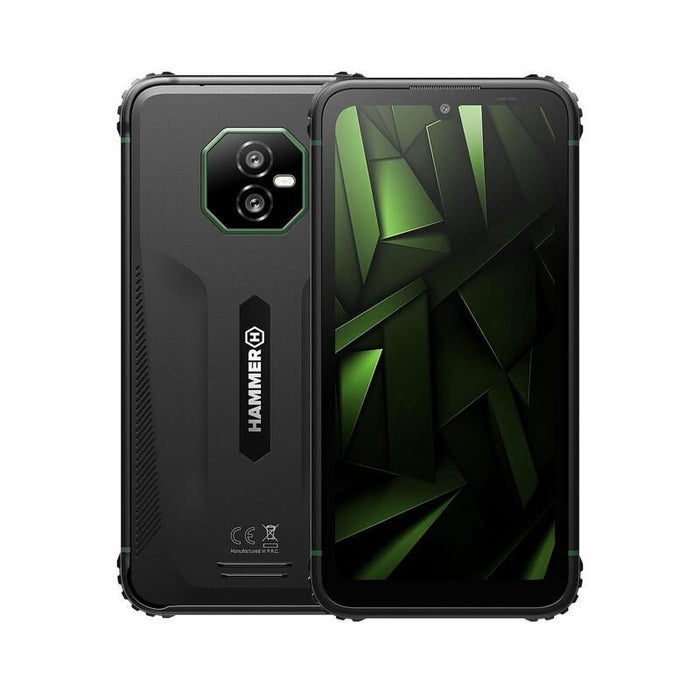 Смартфон Hammer – Ranger, 6'', 6GB/128GB, черен/зелен
