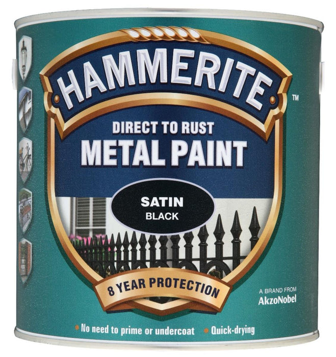 БОЯ HAMMERITE 750 ML ЧЕРНА МАТ